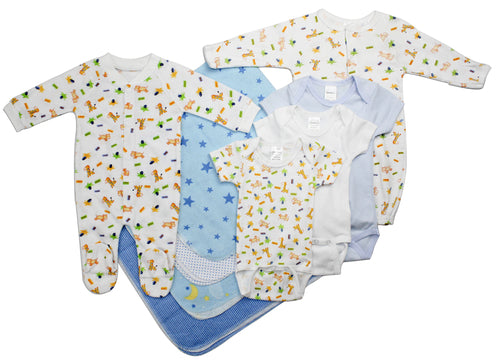 Ensemble layette 9 pièces pour nouveau-né garçon – Cadeau de naissance