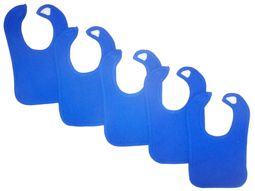 Bavoirs bleus Bambini pour bébé (paquet de 5)