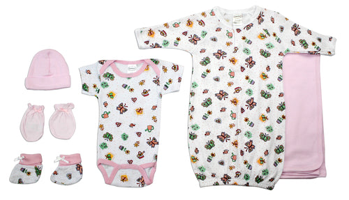 Ensemble layette 6 pièces pour nouveau-née – Cadeau de naissance