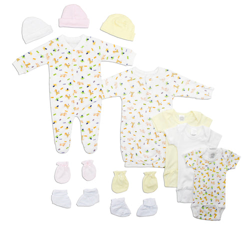 Ensemble layette 12 pièces pour nouveau-née – Cadeau de naissance