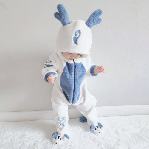 Combinaison CuddleCub™ pour bébé à capuchon avec oreilles d'animaux