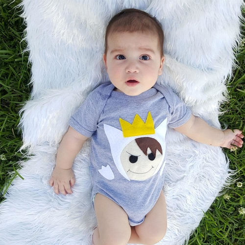 Cache-couche pour bébé « Wild Boy » à couronne