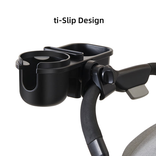 Porte-gobelet 3-en-1 pour poussette avec support pour téléphone et collations