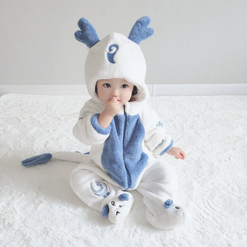 Combinaison CuddleCub™ pour bébé à capuchon avec oreilles d'animaux